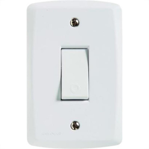 Conjunto Tramontina Lux 4X2 Branco Com Placa (1 Simples) 