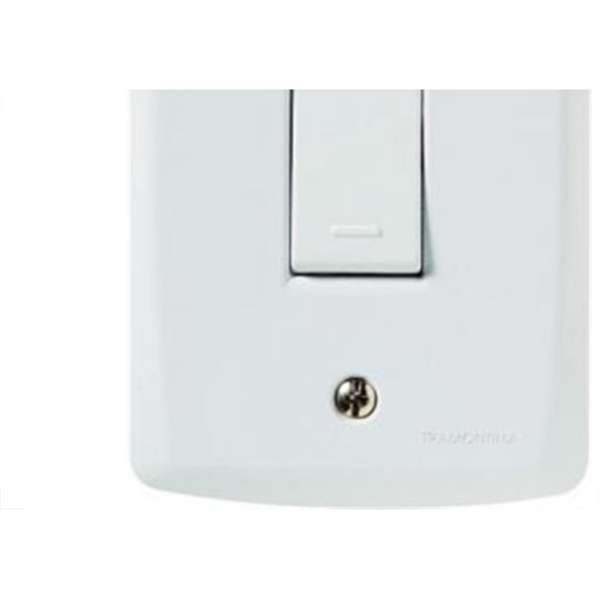 Conjunto Tramontina Lux 4X2 Branco Com Placa (1 Paralelo) 