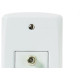 Conjunto Tramontina Lux 4X2 Branco Com Placa (1 Tomada Tv) 