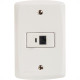 Conjunto Tramontina Lux 4X2 Branco Com Placa (1 Tomada Rj45) 