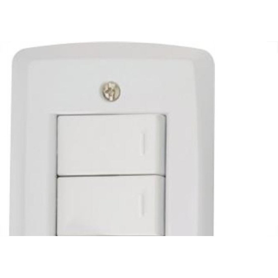 Conjunto Tramontina Lux 4X2 Branco Com Placa (2 Simples+Tomada) 