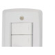 Conjunto Tramontina Lux 4X2 Branco Com Placa (2 Simples+Tomada) 
