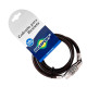 Cadeado Bicicleta Brasfort Com Segredo 08Mmx1M 7017 Cadeado Bicicleta Brasfort Com Segredo 08Mmx1M 7017
