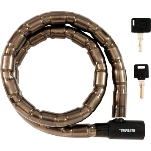 Cadeado Para Moto Brasfort Com Chave 22X1,2M 7013 Cadeado Para Moto Brasfort Com Chave 22X1,2M 7013