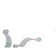 Abracadeira Fluorescente Zincado Redy ''T 5'' 106 - Kit C/100 Abracadeira Fluorescente Zincado Redy ''T 5'' 106 - Kit C/100