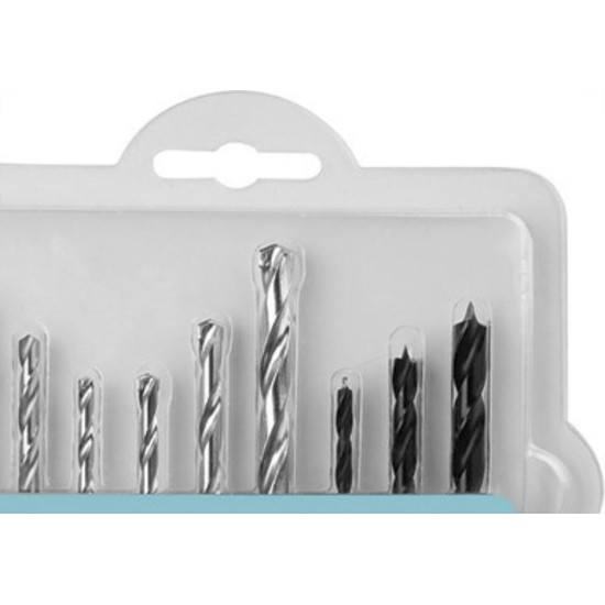 Broca Aco Carbono /Videa/Aco Rapido Tramontina Com 9 Pecas 