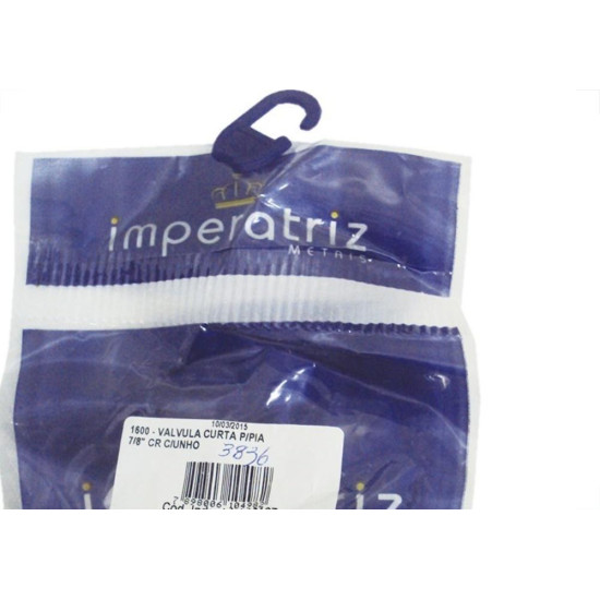 Valvula Pia Metal Imperatriz Cromada 10168 Valvula Pia Metal Imperatriz Cromada 10168