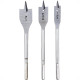Broca Madeira Chata Brasfort 1/2 A 1''3 Pecas 7028 Broca Madeira Chata Brasfort 1/2 A 1''3 Pecas 7028