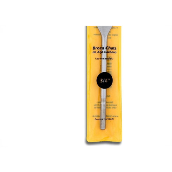 Broca Madeira Chata Brasfort 3/4'' 8047 Broca Madeira Chata Brasfort 3/4'' 8047