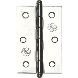 Dobradica Silvana 880 Cromada 3'' Blister Com 3 Pecas 91467