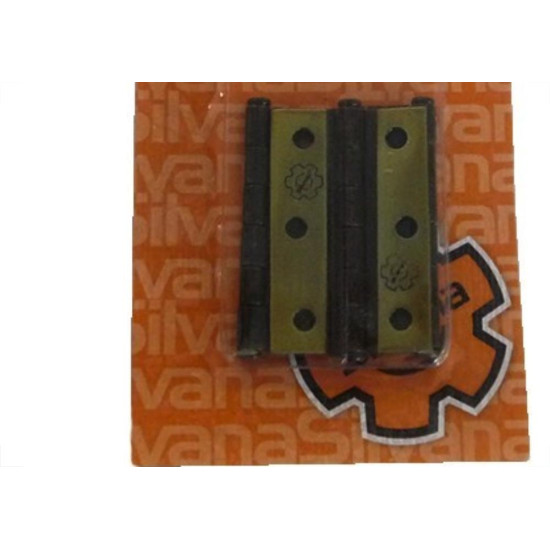 Dobradica Silvana 880 Ferro Zincado Oxidado Esmaltada 2.1/2''Blister Com 3 Pecas 93812 Dobradica Silvana 880 Ferro Zincado Oxidado Esmaltada 2.1/2''Blister Com 3 Pecas 93812