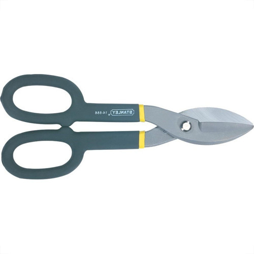 Tesoura Funileiro Stanley Com Cabo Emborrachado 12'' 14-558 Tesoura Funileiro Stanley Com Cabo Emborrachado 12'' 14-558