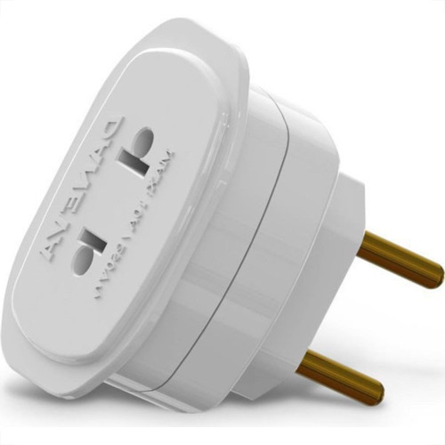 Pino Adaptador (Entrada =2 Redondo/Saida =2 Universal) Daneva 10A Dn1658 - Kit C/12 Pino Adaptador (Entrada =2 Redondo/Saida =2 Universal) Daneva 10A Dn1658 - Kit C/12