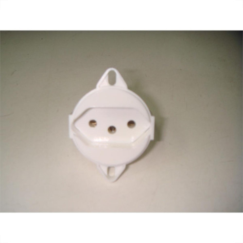 Tomada Para Piso Tramontina 2 Polos +Terra 10A Branca  Tomada Para Piso Tramontina 2 Polos +Terra 10A Branca