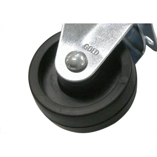 Rodizio Gold Polipropileno Base Giratorio Com Trava 40Mm Spp140004 - Kit C/10 Rodizio Gold Polipropileno Base Giratorio Com Trava 40Mm Spp140004 - Kit C/10