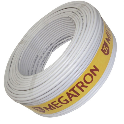 Fio Coaxial Megatron 06 Branco 67% 300M 1450 Fio Coaxial Megatron 06 Branco 67% 300M 1450
