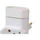 Pino 3 Saidas 2 Polos+Terra Perlex Branco 345Br