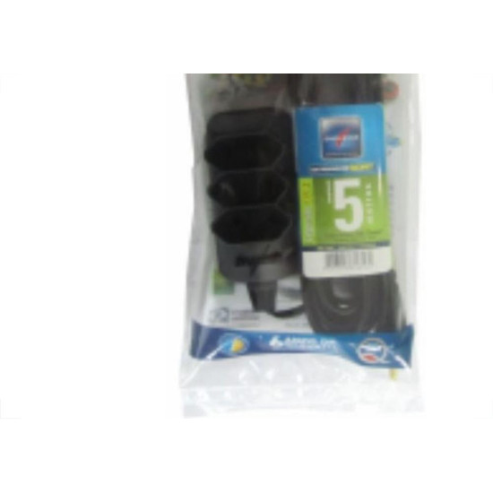 Extensao Daneva Sort Economica Paralelo Preta 5M Dn1656