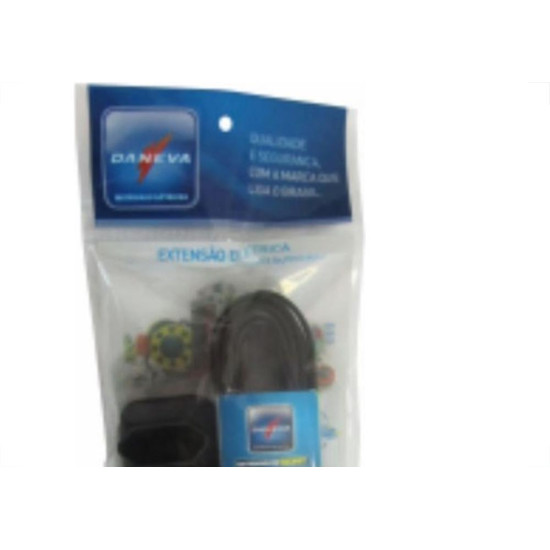 Extensao Daneva Sort Economica Paralelo Preta 5M Dn1656