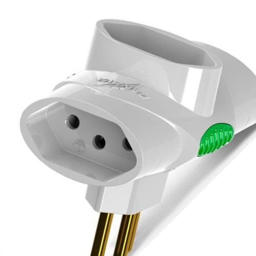 Pino 3 Saidas 2 Polos+Terra Daneva Branco Dn1676 - Kit C/12 Pino 3 Saidas 2 Polos+Terra Daneva Branco Dn1676 - Kit C/12
