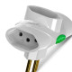 Pino 3 Saidas 2 Polos+Terra Daneva Branco Dn1676 - Kit C/12 Pino 3 Saidas 2 Polos+Terra Daneva Branco Dn1676 - Kit C/12