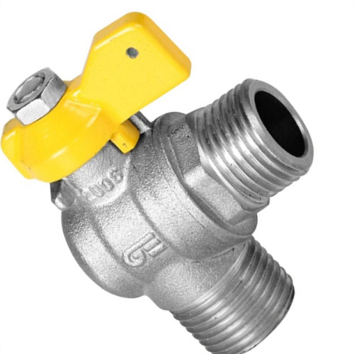 Registro Gas Genebre Angular Borboleta 1/2X1/2 Macho/Macho 3550 04 Registro Gas Genebre Angular Borboleta 1/2X1/2 Macho/Macho 3550 04