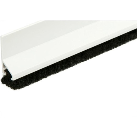 Friso Para Porta Pvc Branco Escova+Fita 80 Friso Para Porta Pvc Branco Escova+Fita 80