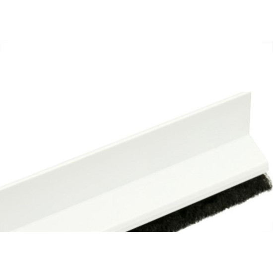 Friso Para Porta Pvc Branco Escova+Fita 90 Friso Para Porta Pvc Branco Escova+Fita 90