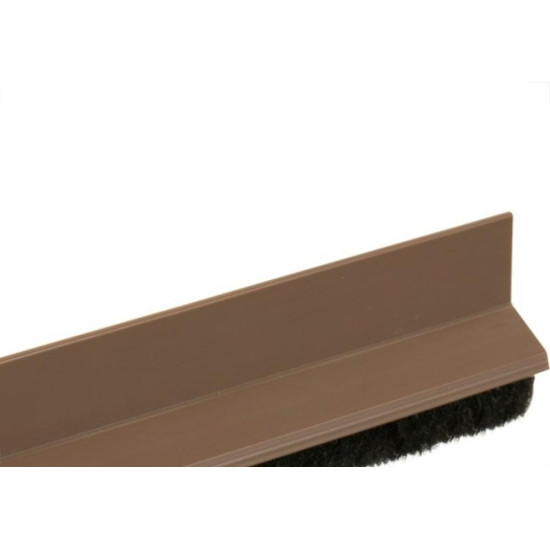 Friso Para Porta Pvc Marrom Escova+Fita 80 