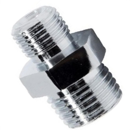 Niple Latao Cromado Metais Rei 1/2X5/8 10094 - Kit C/6 Niple Latao Cromado Metais Rei 1/2X5/8 10094 - Kit C/6