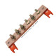 Barramento Caixa ''U.V.X.Z''2X5/16 6 Parafuso 250Mm 3 Barramento Caixa ''U.V.X.Z''2X5/16 6 Parafuso 250Mm 3