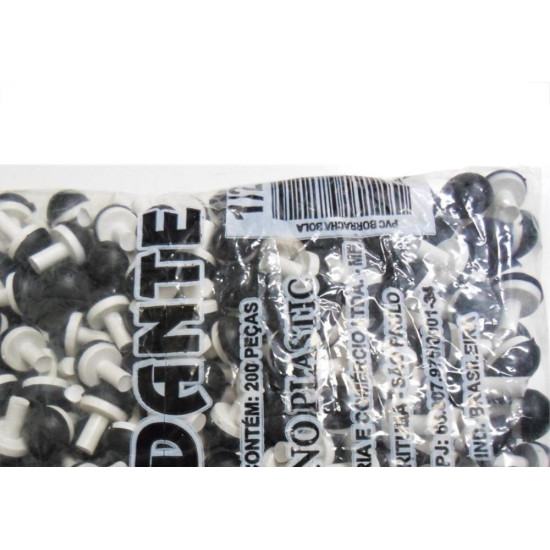 Vedante Pvc+Borracha 1/2''Unoplastic Bola 200Pecas 112 Vedante Pvc+Borracha 1/2''Unoplastic Bola 200Pecas 112