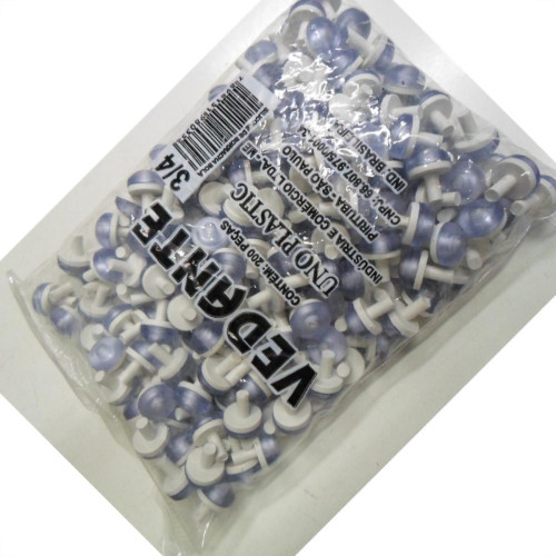 Vedante Pvc+Silicone 3/4''Unoplastic Bola 200Pecas 35 Vedante Pvc+Silicone 3/4''Unoplastic Bola 200Pecas 35