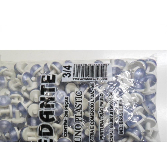 Vedante Pvc+Silicone 3/4''Unoplastic Bola 200Pecas 35 Vedante Pvc+Silicone 3/4''Unoplastic Bola 200Pecas 35