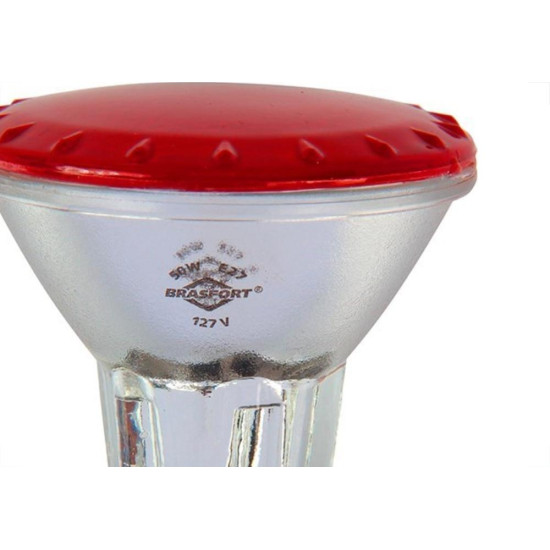 Lampada Halogena Par 20 Brasfort 50W X 127V Vermelha 7289 Lampada Halogena Par 20 Brasfort 50W X 127V Vermelha 7289