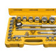 Soquete Tramontina Encaixe Estriado 1/2'' 8 A 32 Com 22Pecas Soquete Tramontina Encaixe Estriado 1/2'' 8 A 32 Com 22Pecas