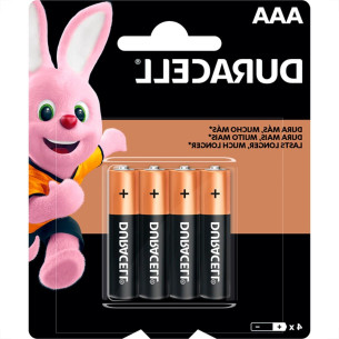 Pilha Duracell Alcalina Palito Aaa Cartela 4Pecas 5011696