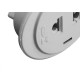 Pino Adaptador (Entrada =2 Redondo/Saida =2 Universal) Asantos Preto 10A 2114 - Kit C/10 Pino Adaptador (Entrada =2 Redondo/Saida =2 Universal) Asantos Preto 10A 2114 - Kit C/10