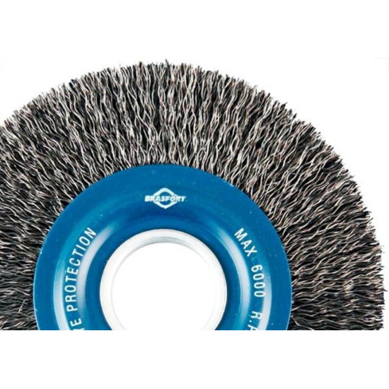Escova Aco Brasfort Circular Aco Carbono 6X1/2 7239 Escova Aco Brasfort Circular Aco Carbono 6X1/2 7239