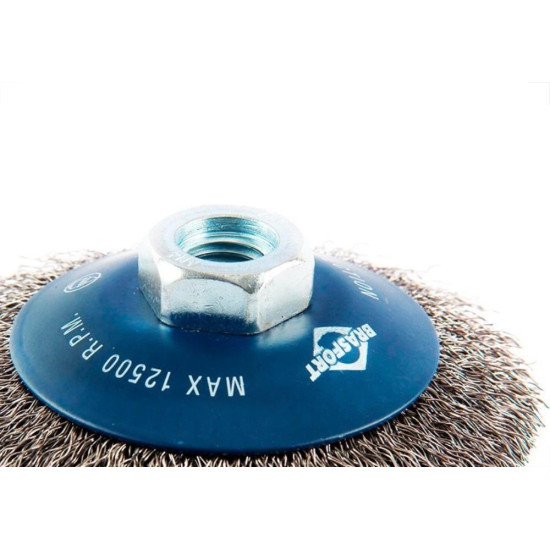 Escova Aco Brasfort Concava 4X3/4 M14 7253 Escova Aco Brasfort Concava 4X3/4 M14 7253