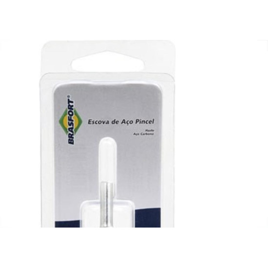 Escova Aco Brasfort Pincel 17Mmcom Haste 7266 Escova Aco Brasfort Pincel 17Mmcom Haste 7266