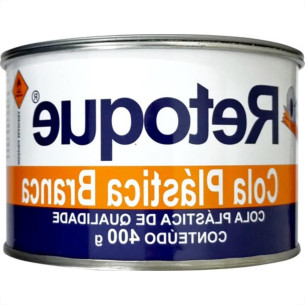 Massa Plastica Retoque 400G Branca 18 - Kit C/12