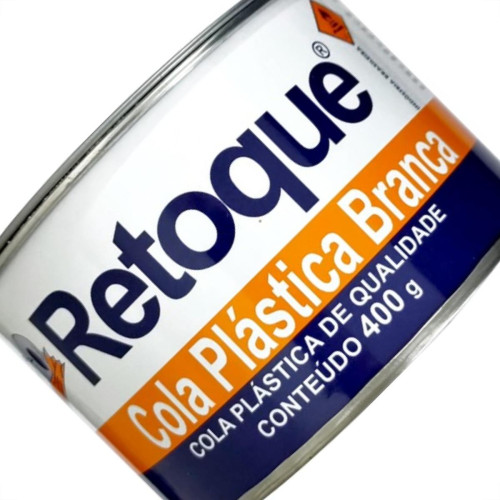 Massa Plastica Retoque 400G Branca 18 - Kit C/12