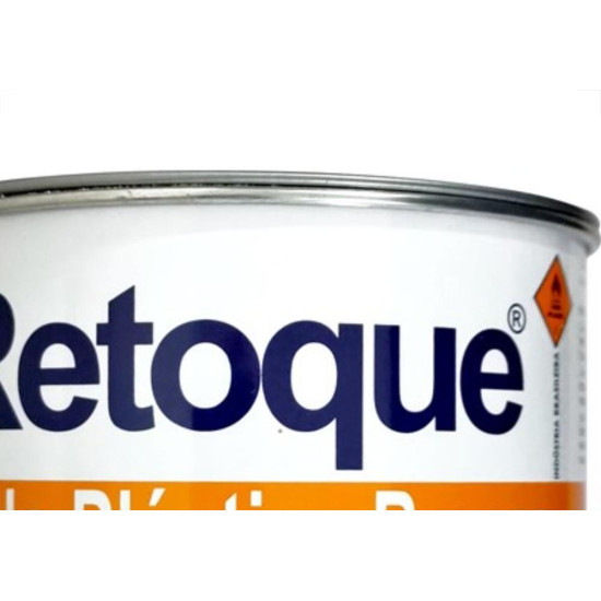 Massa Plastica Retoque 400G Branca 18 - Kit C/12