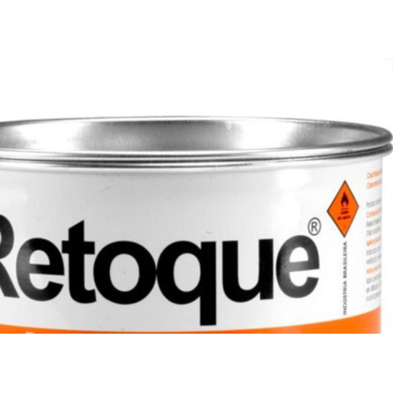Massa Plastica Retoque 400G Cinza 14 - Kit C/12