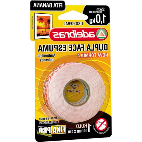 Fita Dupla Face Adelbras Espuma 19 X 2M . Fita Dupla Face Adelbras Espuma 19 X 2M .