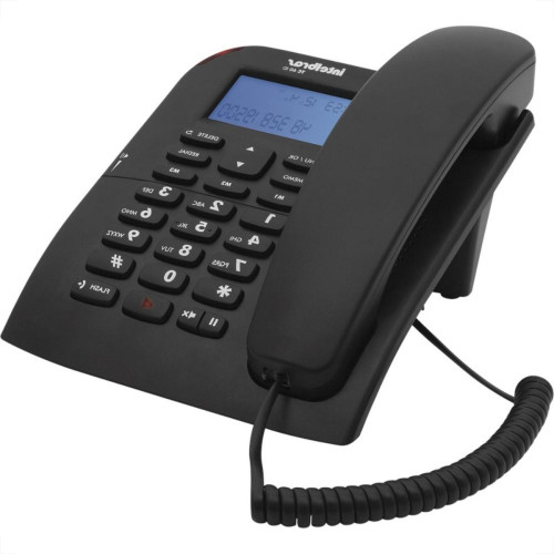 Telefone Intelbras ''Id'' Viva-Voz Tc60 Preto Telefone Intelbras ''Id'' Viva-Voz Tc60 Preto