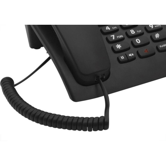 Telefone Intelbras ''Id'' Viva-Voz Tc60 Preto Telefone Intelbras ''Id'' Viva-Voz Tc60 Preto