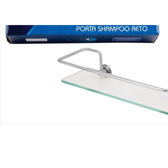 Acessorio Wc Hidrolar Porta Shampoo Reto Cromado 30128 Acessorio Wc Hidrolar Porta Shampoo Reto Cromado 30128