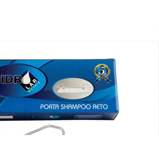 Acessorio Wc Hidrolar Porta Shampoo Reto Cromado 30128 Acessorio Wc Hidrolar Porta Shampoo Reto Cromado 30128